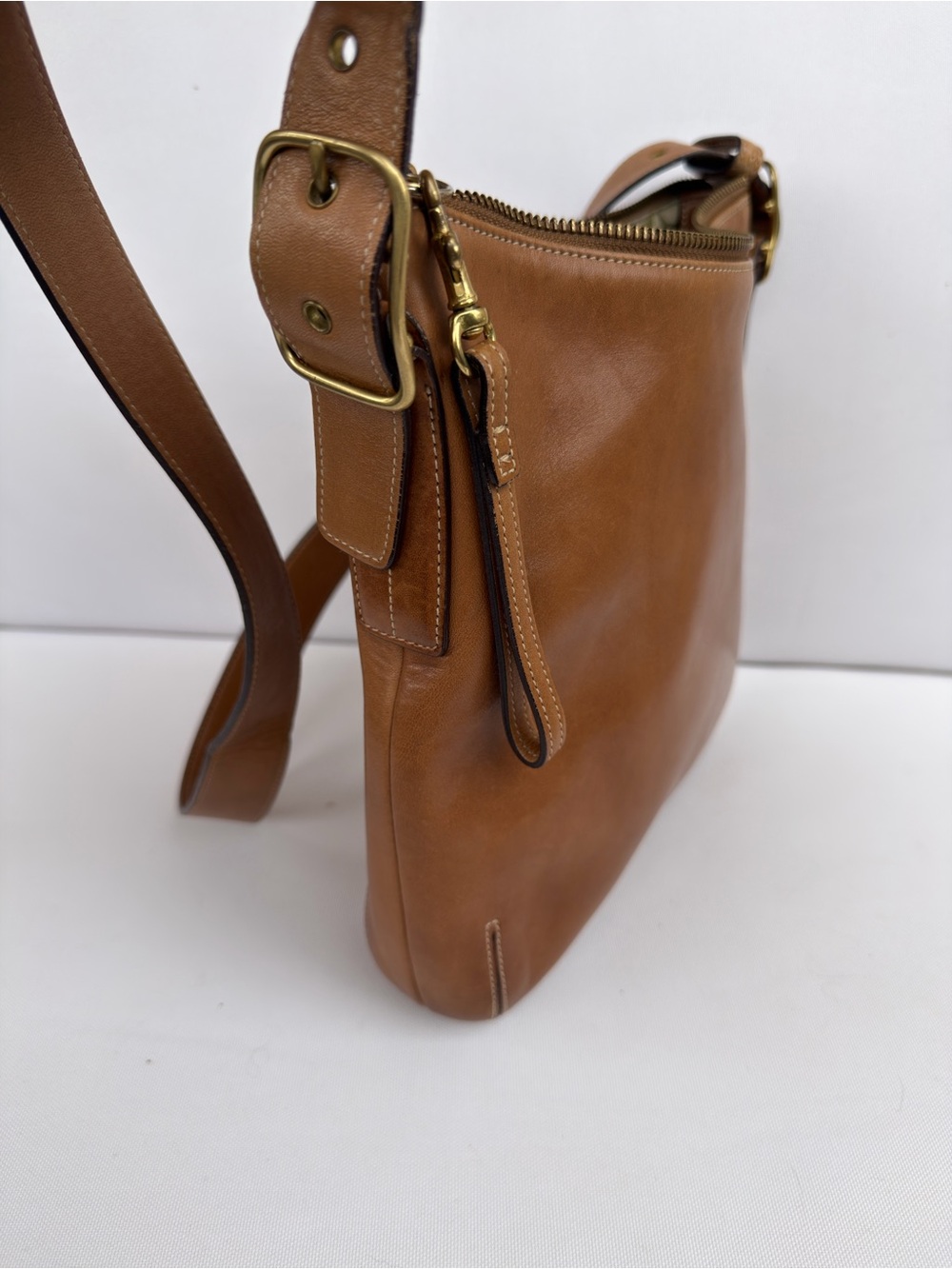 Coach Y2K Legacy Leather Shoulder Bag Tan Brown Bucket Crossbody Vintage 9328 - Picture 6 of 14